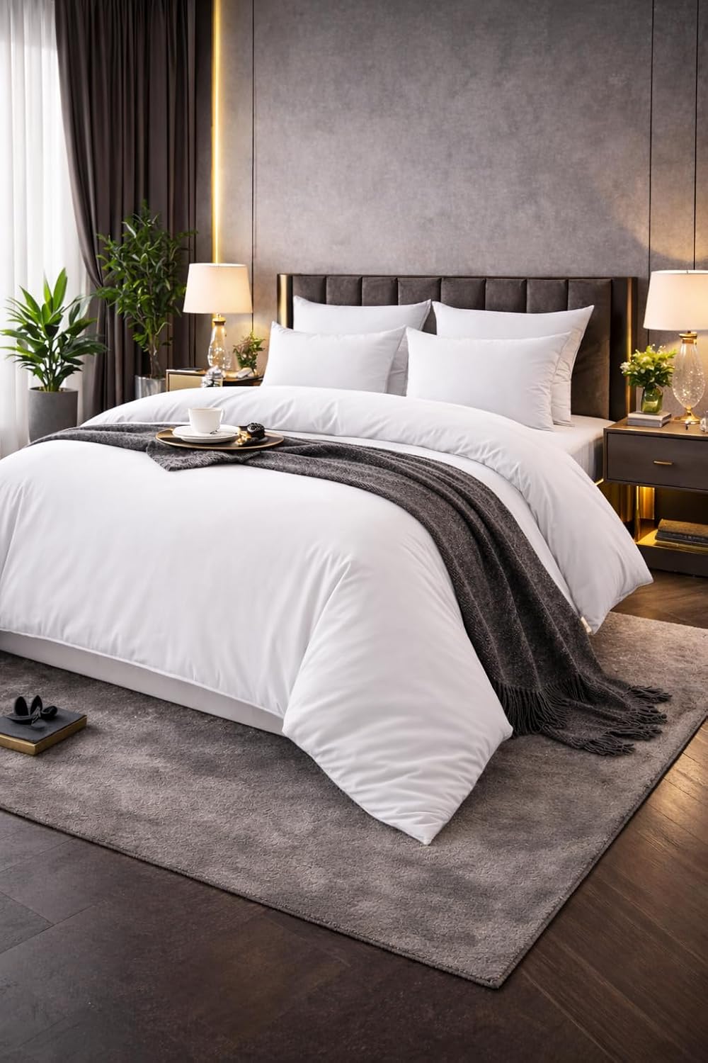 800 Thread Count 100% Egyptian Cotton Duvet Cover Set – Hotel Collection Luxury Bedding | Night Zone