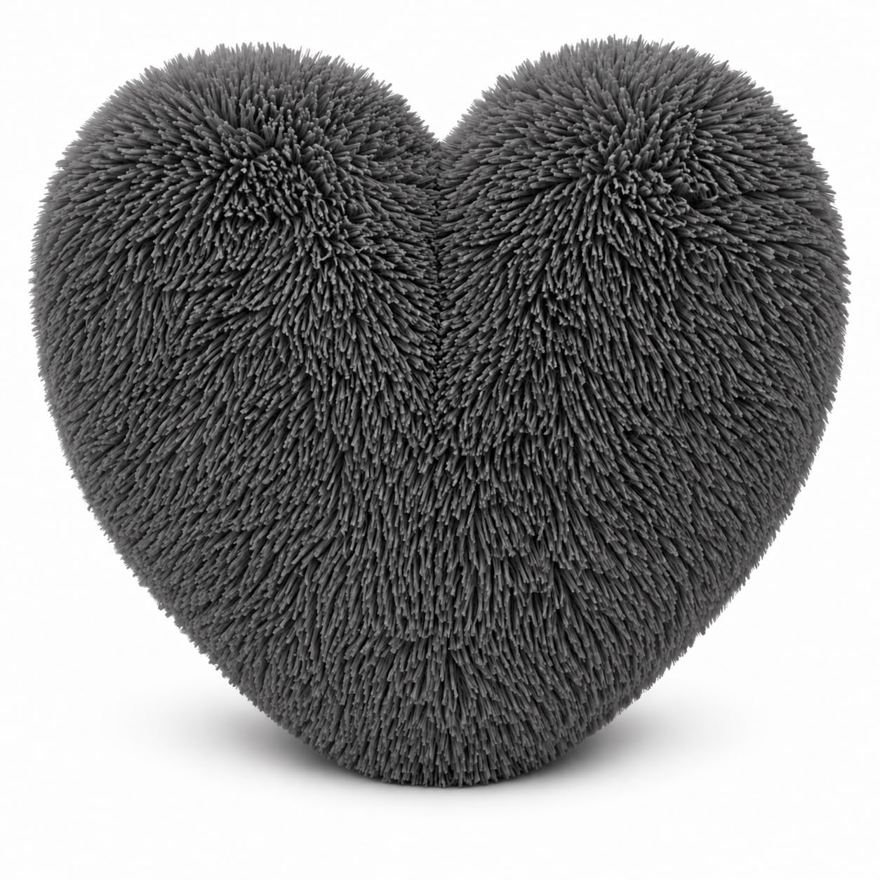 Teddy Cuddles Heart Shape Teddy Fleece Cushion – Soft Filled Decorative Cushion | Night Zone