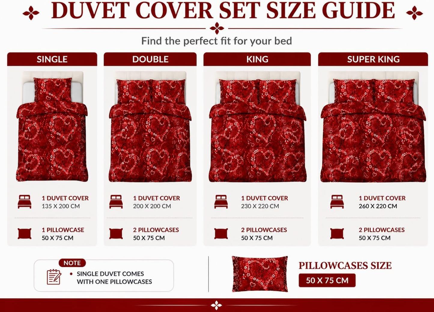 Jasmine Floral Duvet Cover Set – Soft Easy Care Printed Bedding | Night Zone