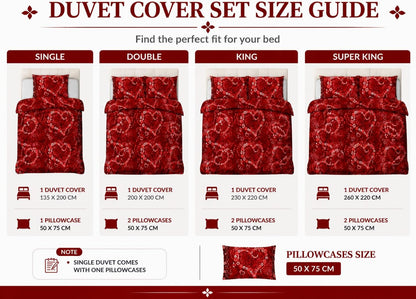 Jasmine Floral Duvet Cover Set – Soft Easy Care Printed Bedding | Night Zone