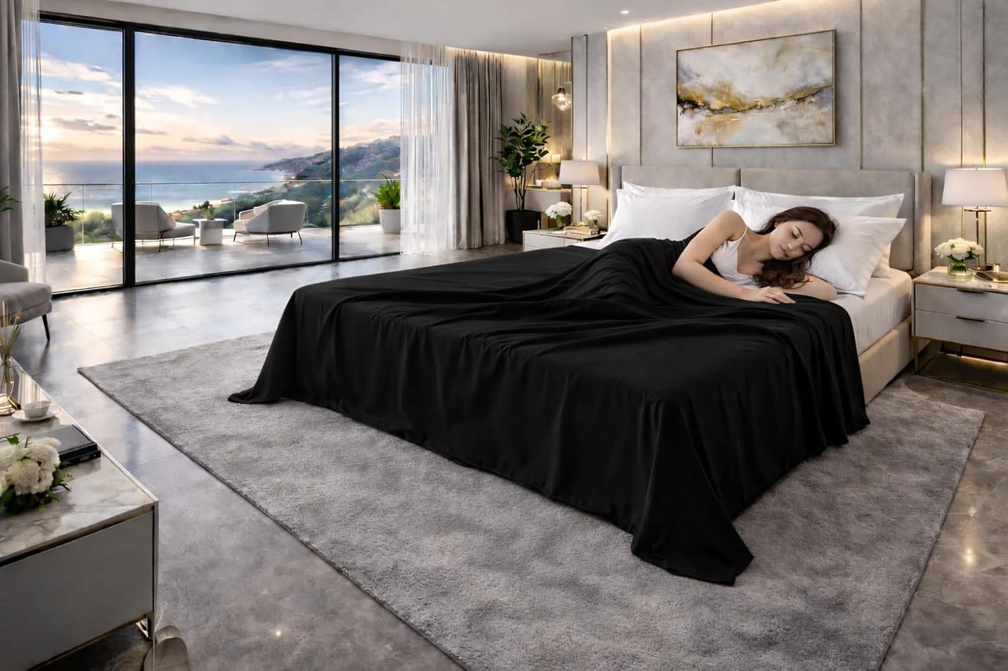 Polycotton Flat Sheet – Soft Easy Care Bed Linen | Night Zone