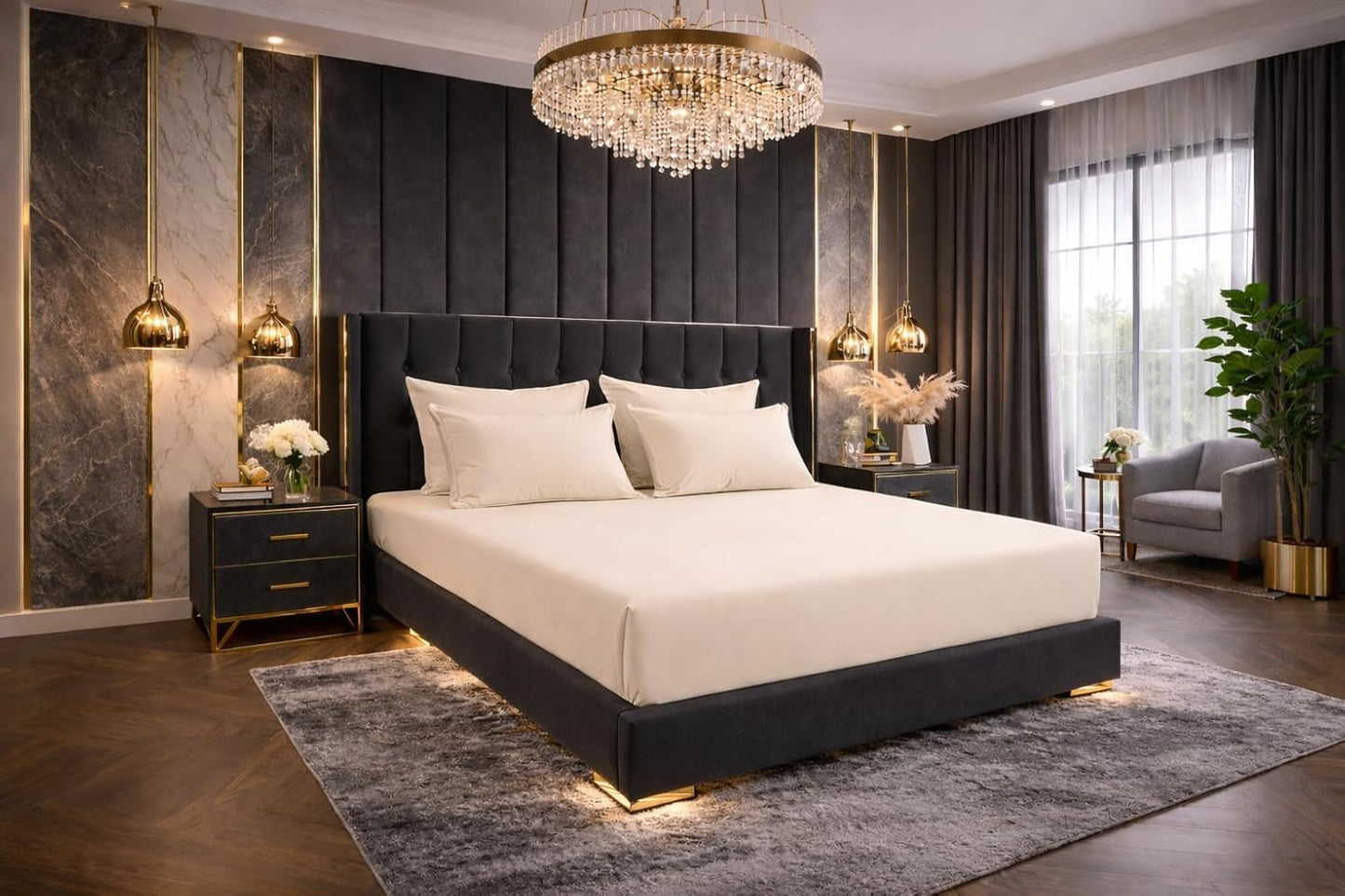 800 Thread Count 100% Egyptian Cotton Fitted Sheet – Hotel Quality Luxury Bedding | Night Zone