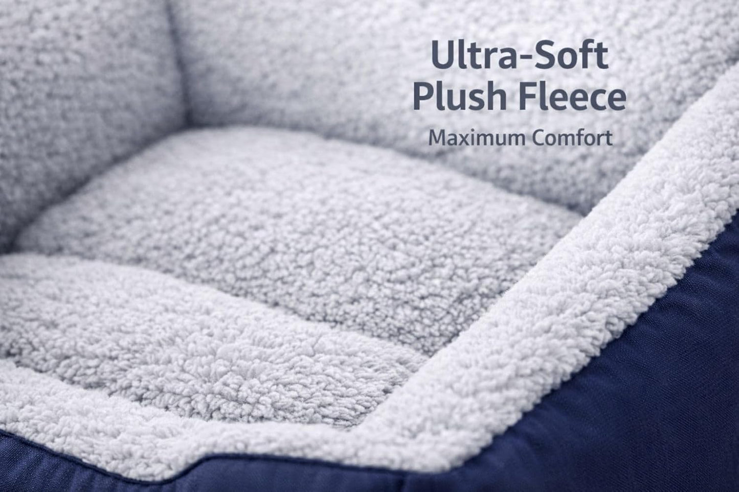 Luxury Orthopaedic Dog Bed Sofa – Plush Pet Basket with Raised Support Sides | Night Zone