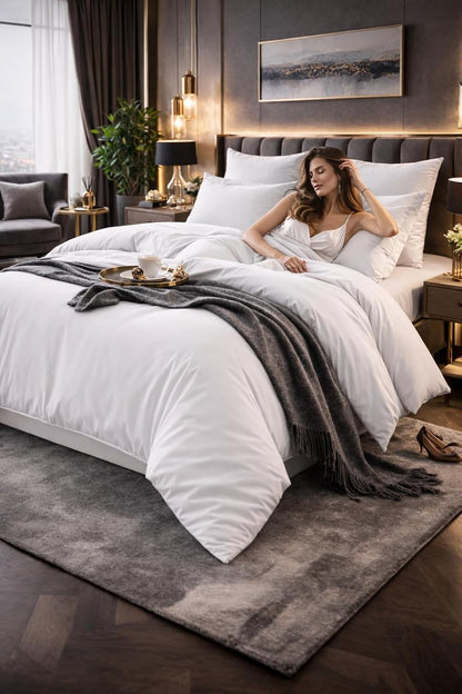 800 Thread Count 100% Egyptian Cotton Duvet Cover Set – Hotel Collection Luxury Bedding | Night Zone