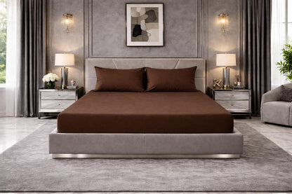 Extra Deep Fitted Sheet 40cm – Polycotton Easy Care Bedding | Night Zone