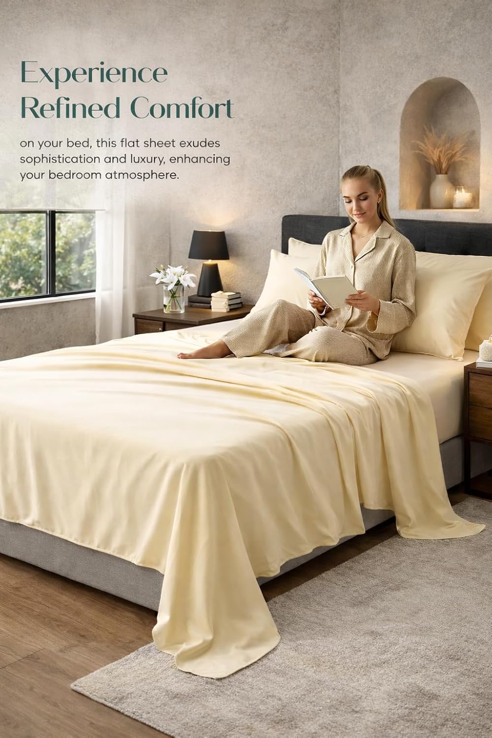 Microfibre Flat Sheet – Ultra Soft Breathable Easy Care Durable Bed Sheet | Night Zone