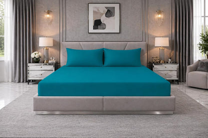 Extra Deep Fitted Sheet 40cm – Polycotton Easy Care Bedding | Night Zone