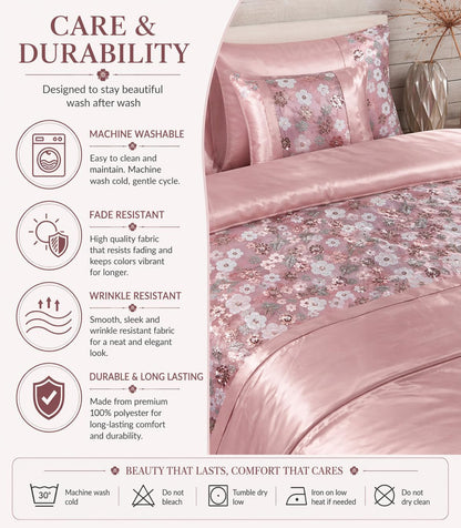 Romi Embroidered Duvet Cover Set – Embellished Luxury Bedding | Night Zone