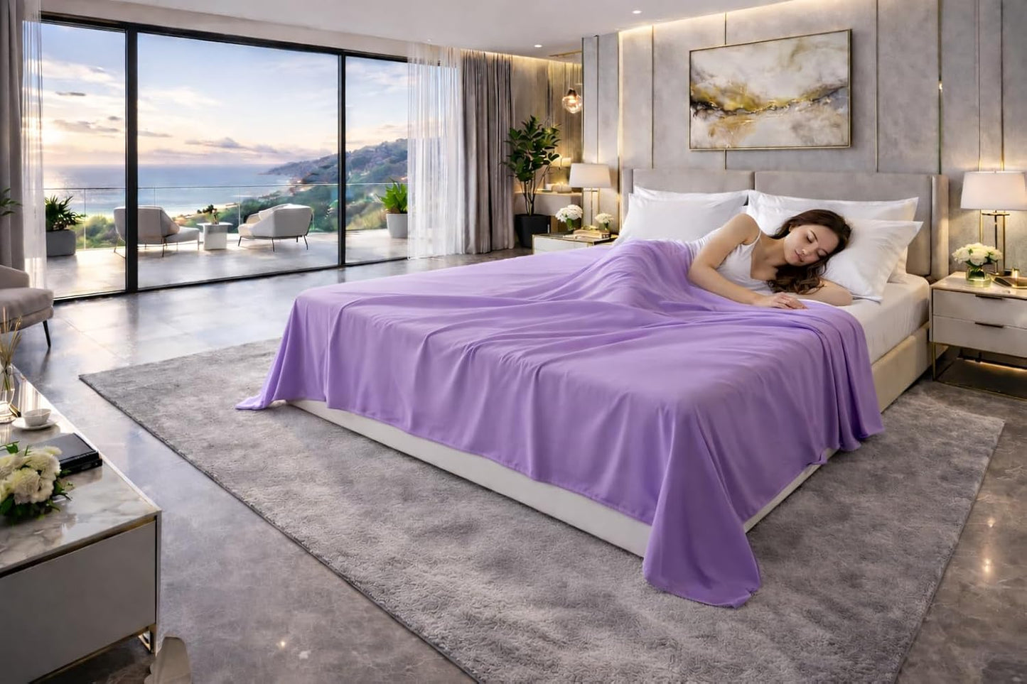 Polycotton Flat Sheet – Soft Easy Care Bed Linen | Night Zone