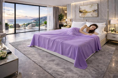 Polycotton Flat Sheet – Soft Easy Care Bed Linen | Night Zone