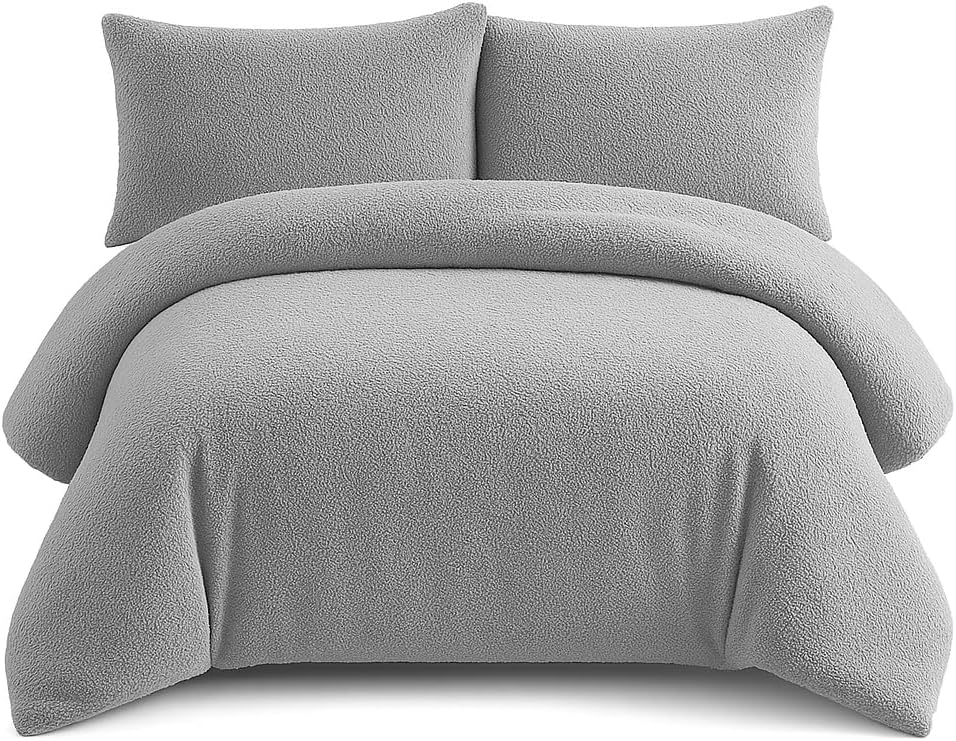 Teddy Fleece Duvet Cover Set – Soft Warm Teddy Bear Bedding | Night Zone