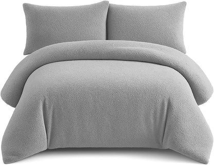 Teddy Fleece Duvet Cover Set – Soft Warm Teddy Bear Bedding | Night Zone