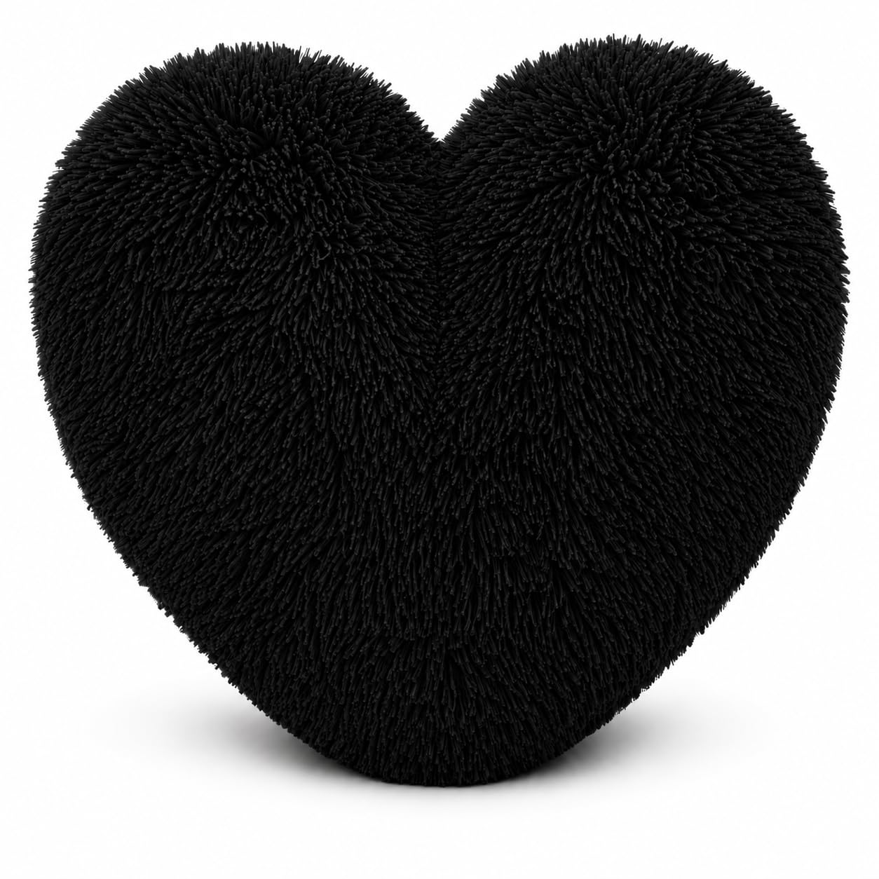 Teddy Cuddles Heart Shape Teddy Fleece Cushion – Soft Filled Decorative Cushion | Night Zone