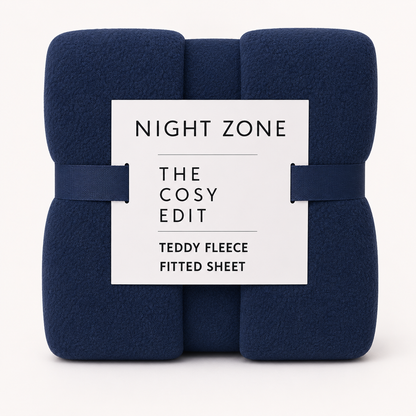 Teddy Fleece Fitted Sheet 30cm Deep – Extra Deep Teddy Bear Bedding | Night Zone