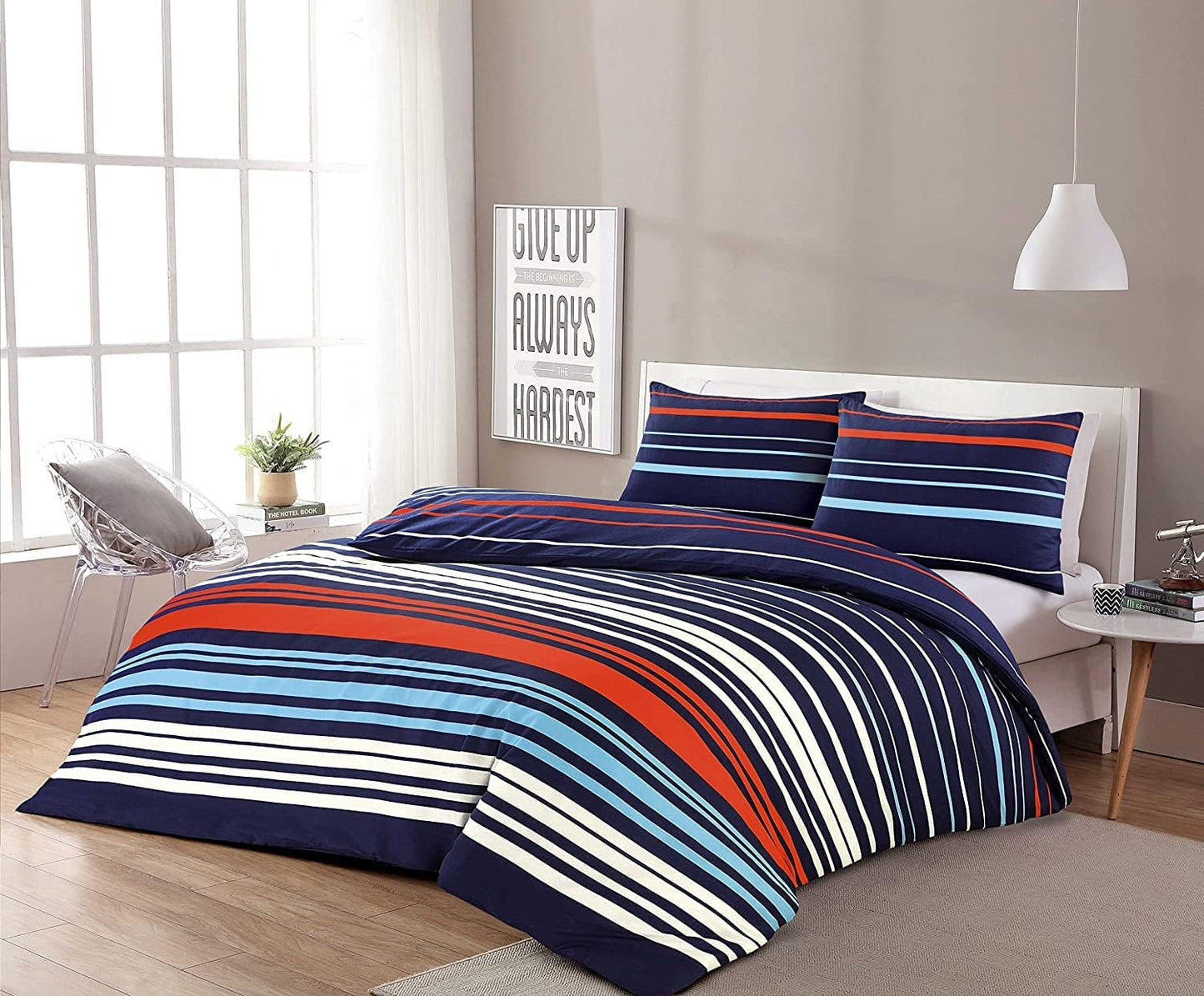Pedro Printed Polycotton Duvet Cover Set – Soft Easy Care Bedding | Night Zone