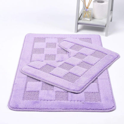 Square Bath Mat – Soft Absorbent Non Slip Bathroom Rug | Night Zone