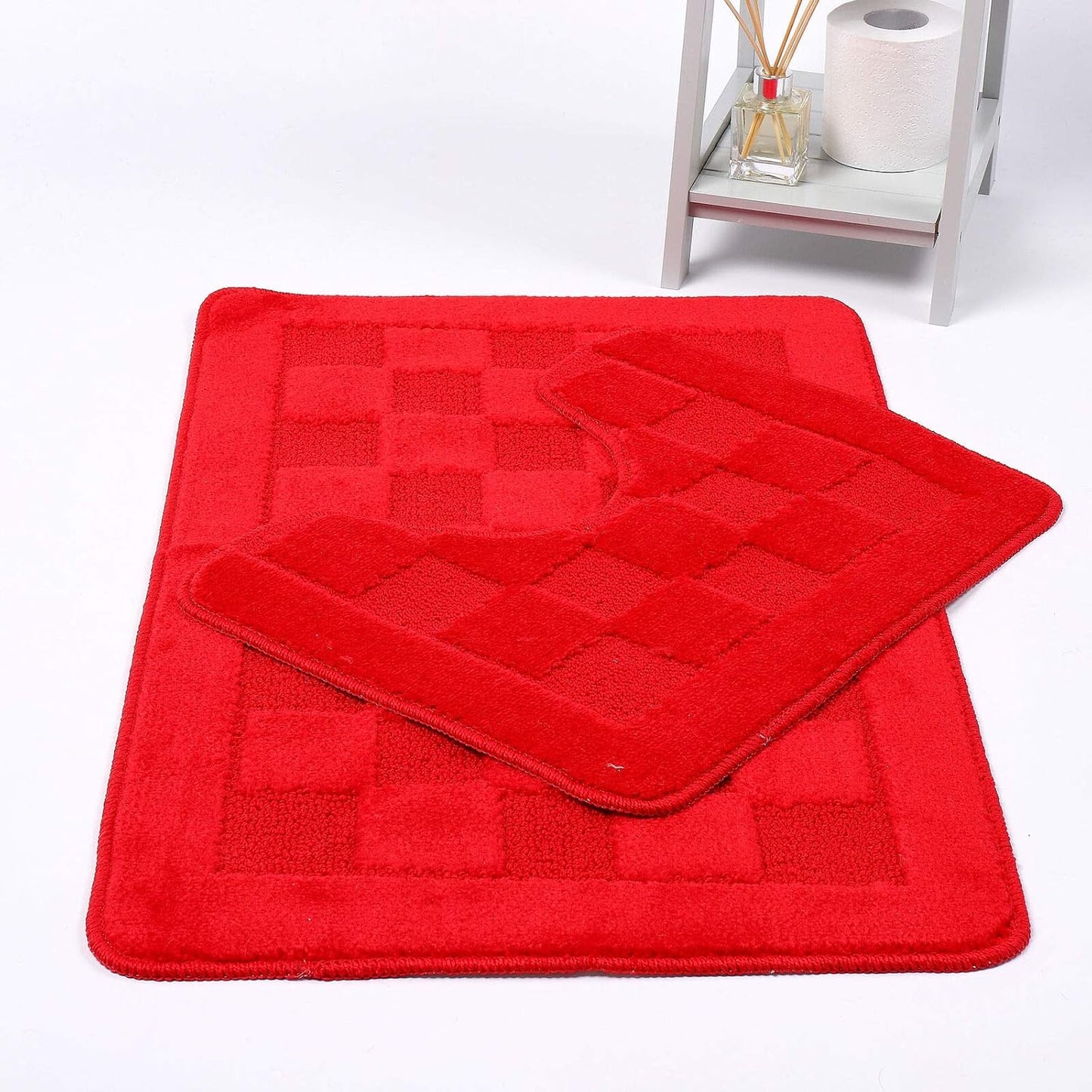 Square Bath Mat – Soft Absorbent Non Slip Bathroom Rug | Night Zone