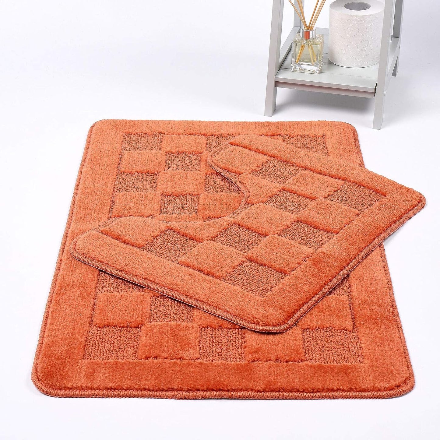 Square Bath Mat – Soft Absorbent Non Slip Bathroom Rug | Night Zone