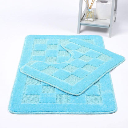 Square Bath Mat – Soft Absorbent Non Slip Bathroom Rug | Night Zone