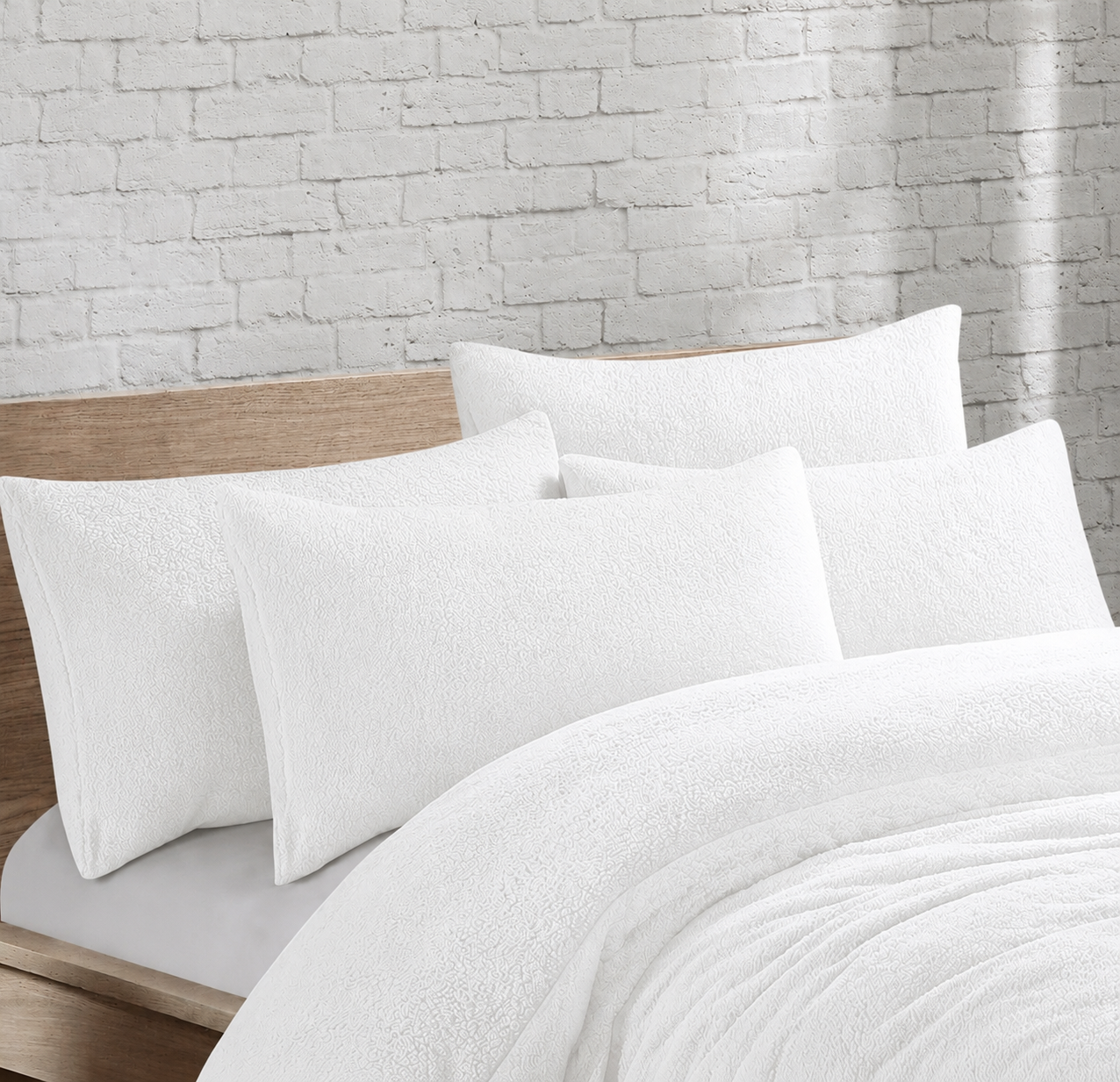 Teddy Bear Fleece Pillowcases Pair – Soft Warm Plush Bedding | Night Zone