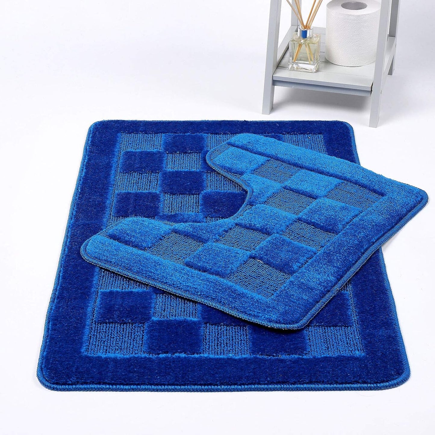 Square Bath Mat – Soft Absorbent Non Slip Bathroom Rug | Night Zone