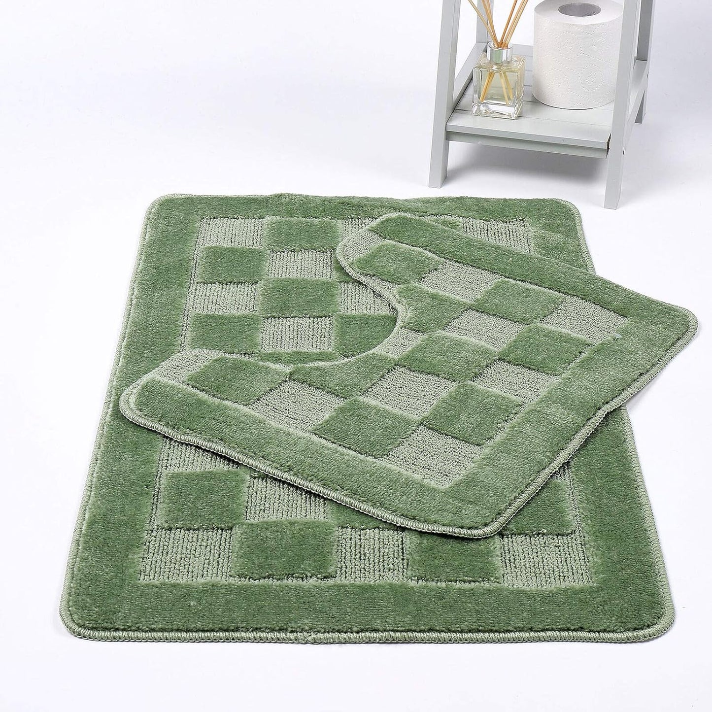 Square Bath Mat – Soft Absorbent Non Slip Bathroom Rug | Night Zone