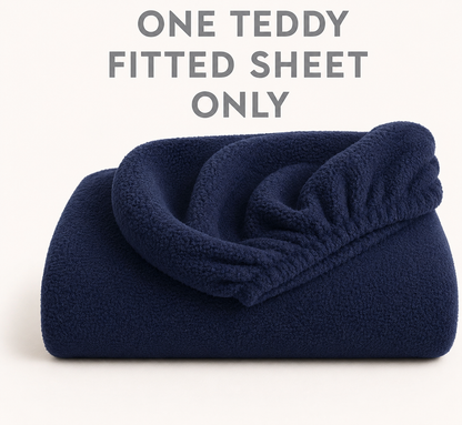Teddy Fleece Fitted Sheet 30cm Deep – Extra Deep Teddy Bear Bedding | Night Zone