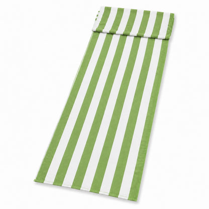 Microfiber Striped Beach & Sun Lounger Towel with Hood | Night Zone