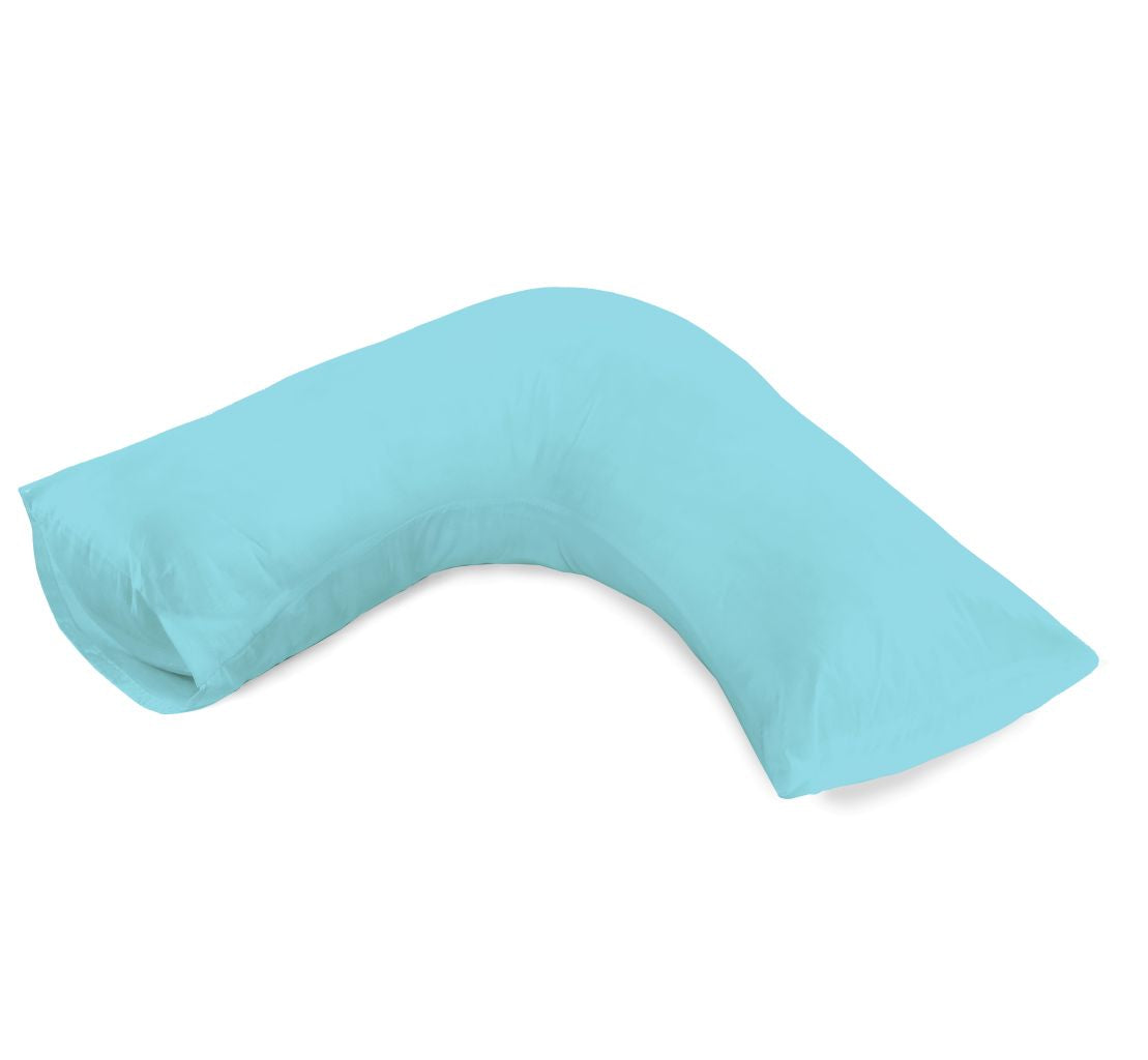 180 Thread Count Percale V Pillowcase – Non Iron Polycotton V Shaped Pillow Cover | Night Zone