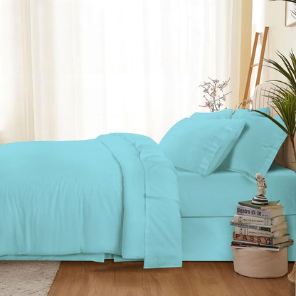 180 Thread Count Percale Pleated Valance Sheet – Non Iron Polycotton Bed Valance | Night Zone