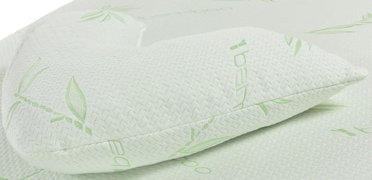 Bamboo Memory Foam V Shaped Pillow – Orthopaedic Back & Neck Support Pillow | Night Zone