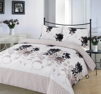 Bethany Printed Polycotton Duvet Cover Set – Soft Easy Care Bedding | Night Zone