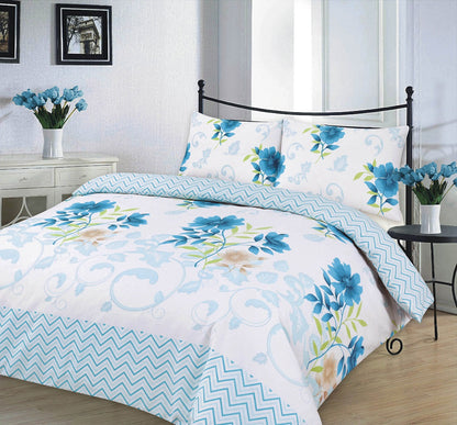 Bethany Printed Polycotton Duvet Cover Set – Soft Easy Care Bedding | Night Zone