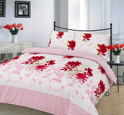 Bethany Printed Polycotton Duvet Cover Set – Soft Easy Care Bedding | Night Zone