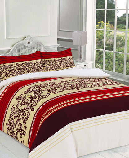 Camilla Printed Polycotton Duvet Cover Set – Soft Easy Care Bedding | Night Zone