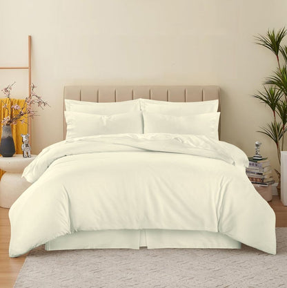 180 Thread Count Percale Duvet Cover Set – Non Iron Polycotton Bedding | Night Zone
