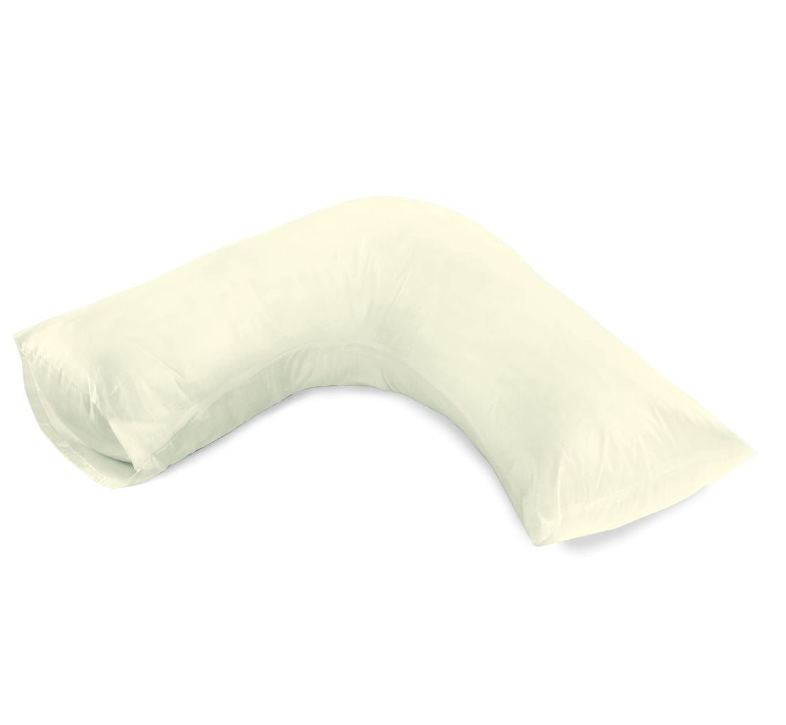 180 Thread Count Percale V Pillowcase – Non Iron Polycotton V Shaped Pillow Cover | Night Zone