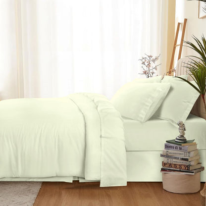 180 Thread Count Percale Pleated Valance Sheet – Non Iron Polycotton Bed Valance | Night Zone