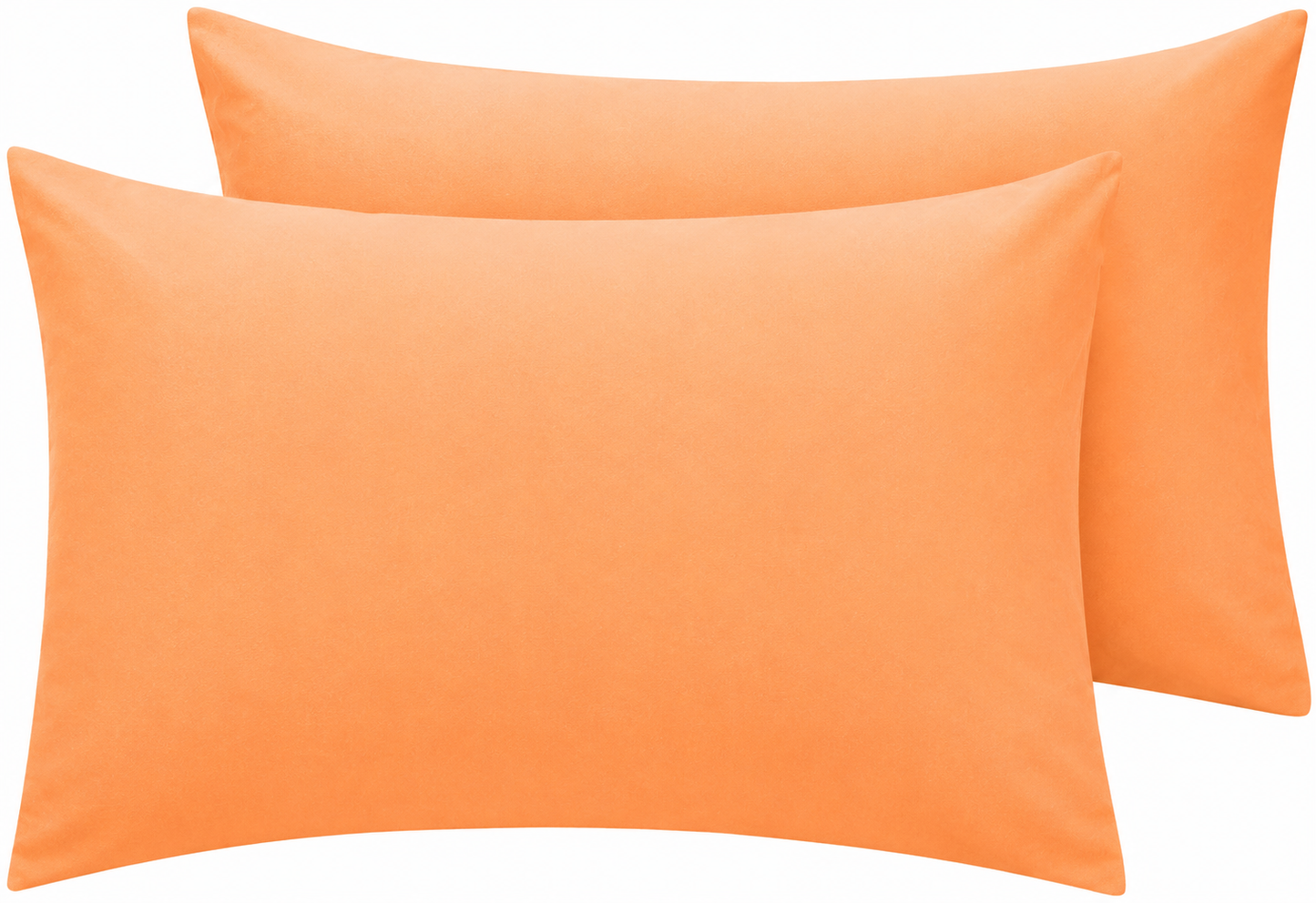 Housewife Polycotton Pillowcases Pair – Luxury Plain Dyed Easy Care Bedding | Night Zone