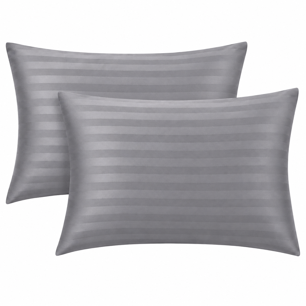 400 Thread Count Egyptian Cotton Stripe Pillow Cases – Hotel Quality Bedding | Night Zone
