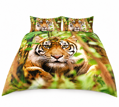 3D Animal Effect Duvet Cover Set – Animal Print Polycotton Bedding | Night Zone