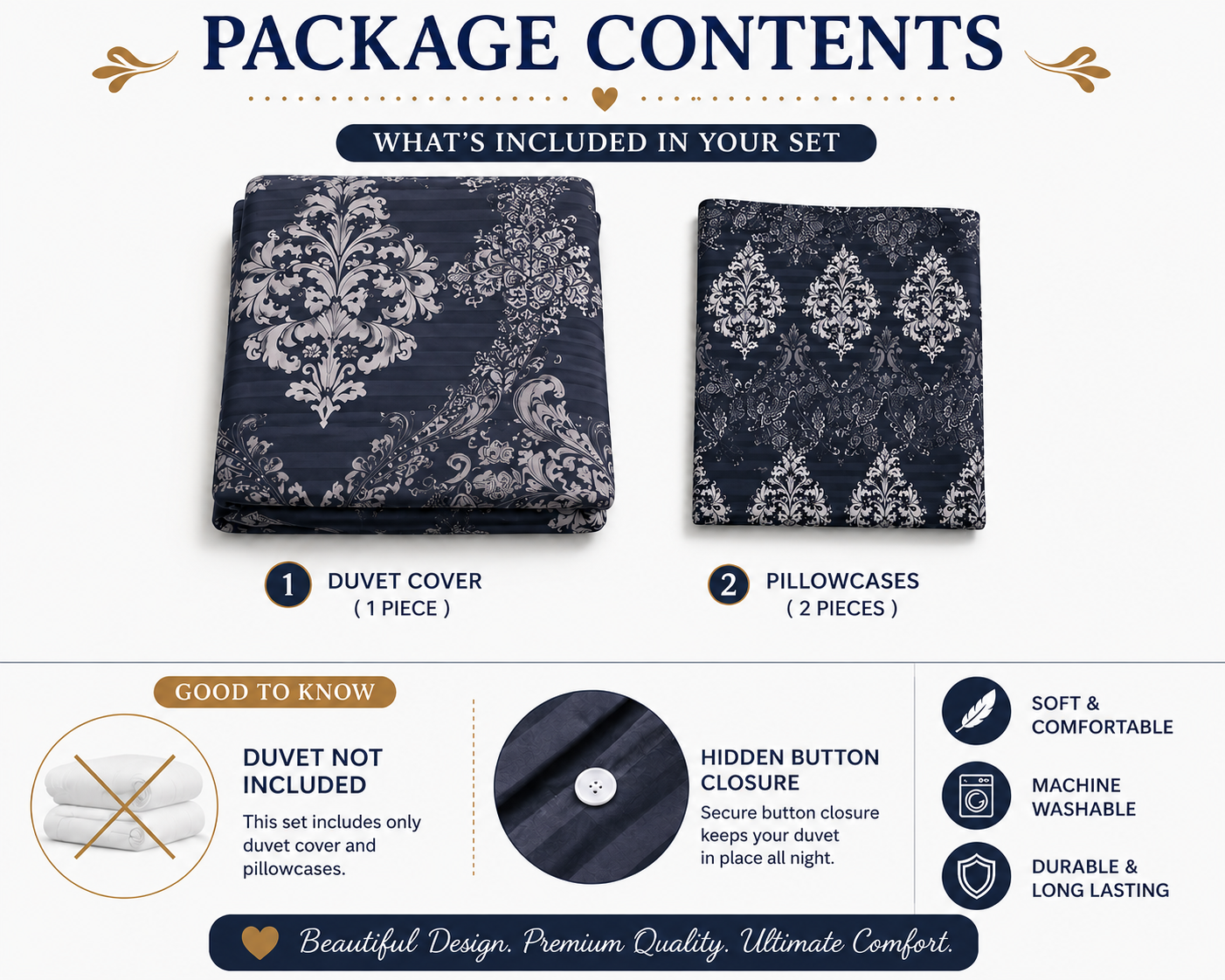 Tanya Reversible Floral Quilt Cover Bedding Set – Soft Easy Care Bedding | Night Zone