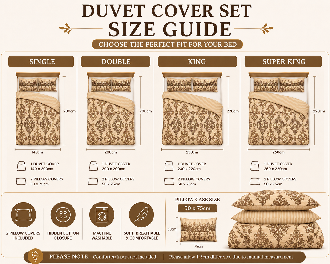 Tanya Reversible Floral Quilt Cover Bedding Set – Soft Easy Care Bedding | Night Zone
