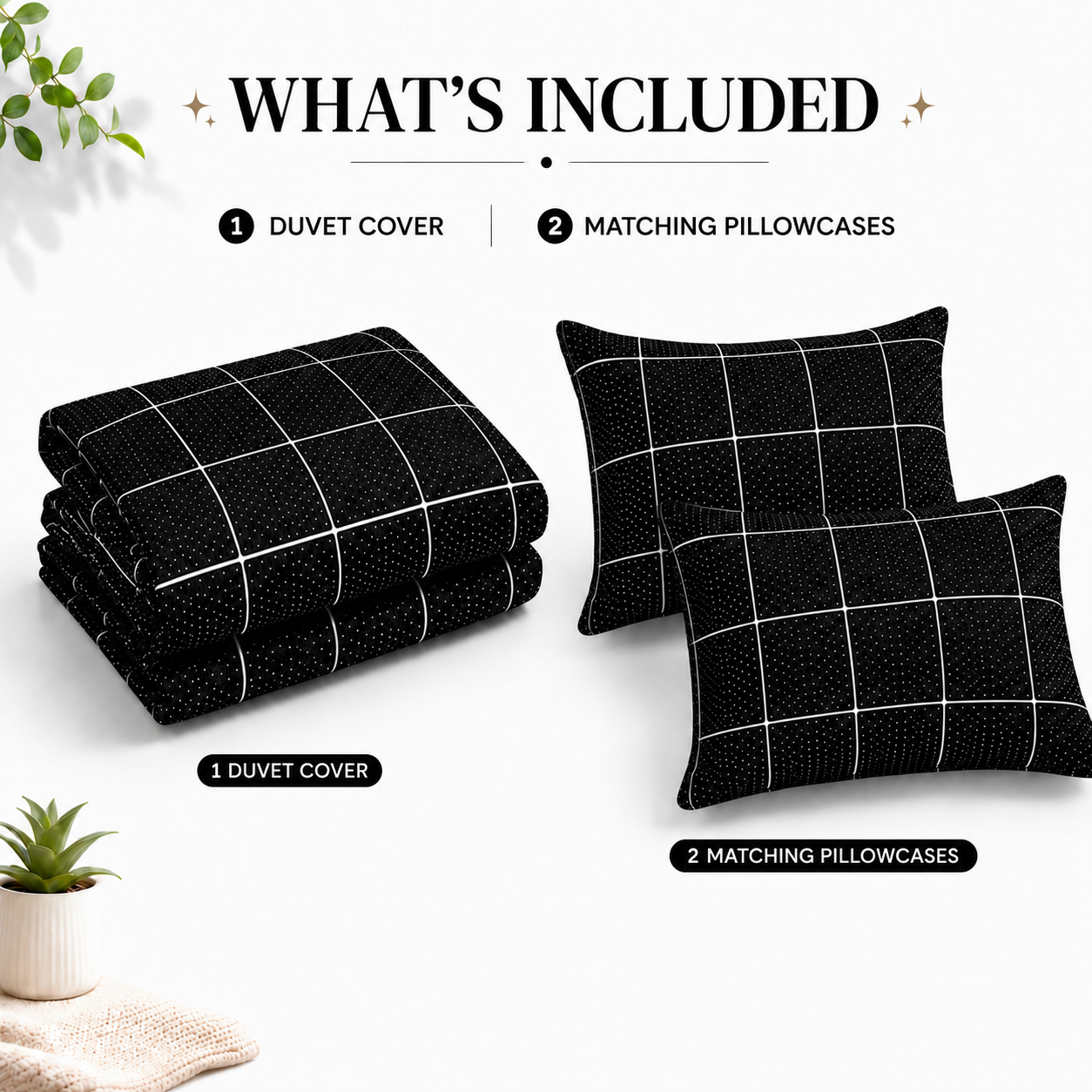 Mateo Reversible Quilt Cover Bedding Set – Soft Easy Care Modern Bedding | Night Zone