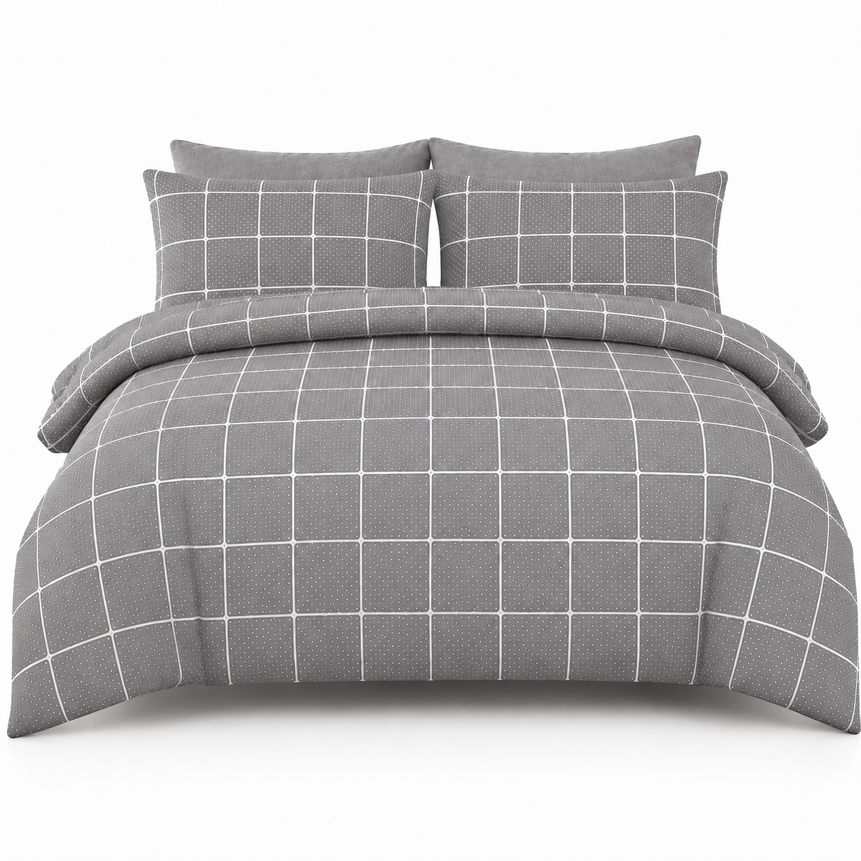 Mateo Reversible Quilt Cover Bedding Set – Soft Easy Care Modern Bedding | Night Zone