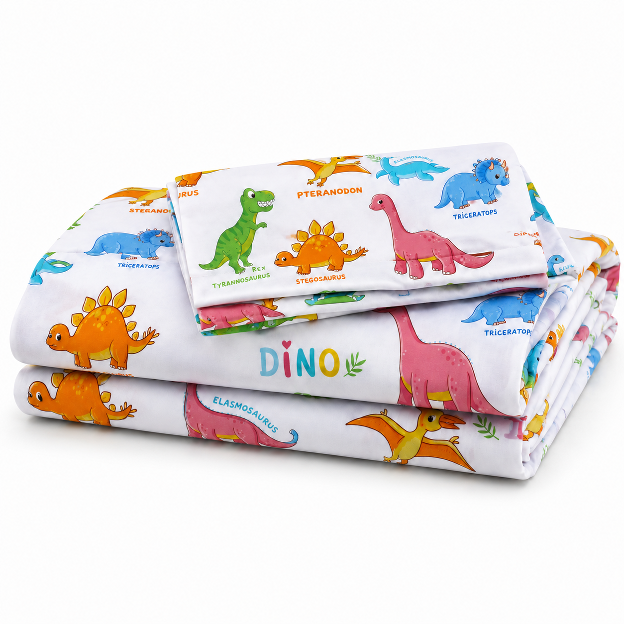 Baby Dinosaur Polycotton Duvet Cover Set – Kids Easy Care Dinosaur Bedding | Night Zone