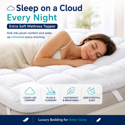 Microgel Mattress Topper 10cm Deep – Luxury Hotel Quality Comfort | Night Zone