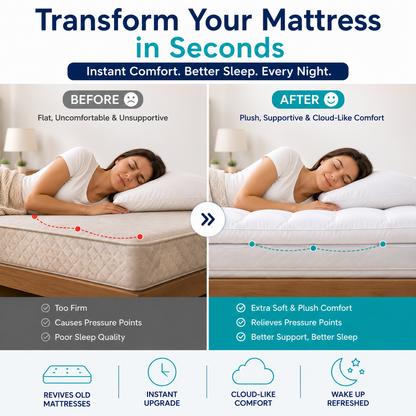 Microgel Mattress Topper 10cm Deep – Luxury Hotel Quality Comfort | Night Zone