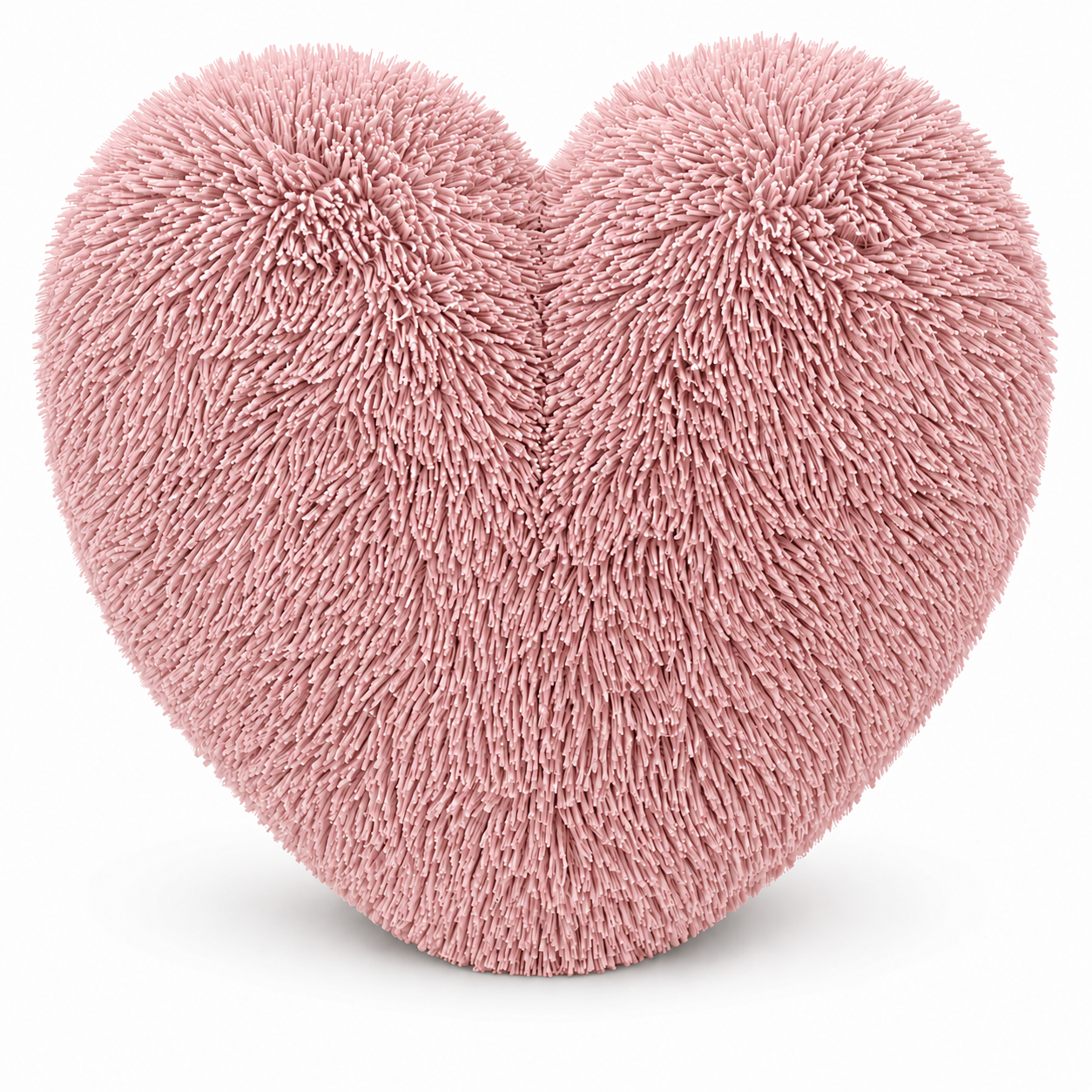 Teddy Cuddles Heart Shape Teddy Fleece Cushion – Soft Filled Decorative Cushion | Night Zone