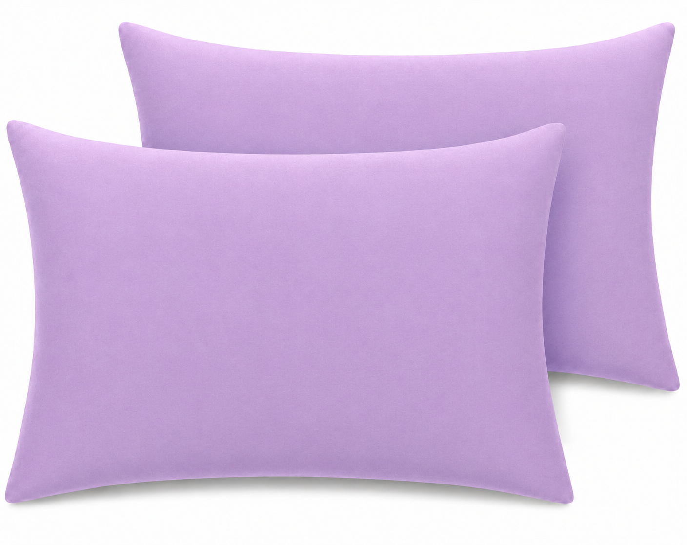 180 Thread Count Percale Pillow Cases Pair – Luxury Easy Care Bedding | Night Zone
